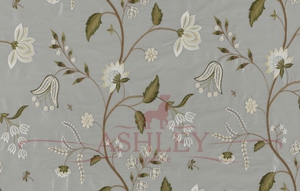 Silwood Silk French Grey 31548/05 James Hare Limited Orchard Silks    