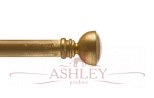 Pompeii-Sand-and-Gold-Distressed Byron & Byron Classic Wood Curtain Poles 33-43 Декоративные карнизы Англия