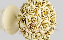 floral rom posy cream gold-55mm Byron & Byron Floral-Romantic   