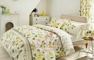 Christabel-Floral-Bedding-In-Yellow Ткани Sanderson Постельное белье Sanderson Постельное белье Англия