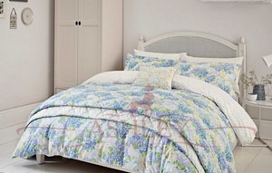 Cottage-Garden-Floral-Bedding-In-Blue Ткани Sanderson Постельное белье Sanderson Постельное белье Англия