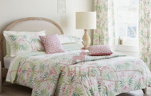 Home-Arberella-Bedding-in-Rose Ткани Sanderson Постельное белье Sanderson Постельное белье Англия