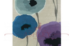 Poppies-indigo-purple  Sanderson    Sanderson      