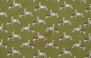 5045-613_deer_lichen Prestigious Textiles Nature    