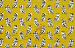 5046-526_owl_saffron Prestigious Textiles Nature    