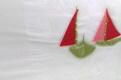 Тюль для штор в детскую - с изображением корабликов